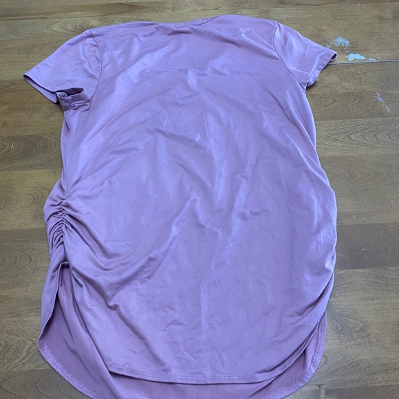 Violet & Ruby Pink Maternity T Shirt Womens Size XL I Only Make Miracles - Picture 3 of 3